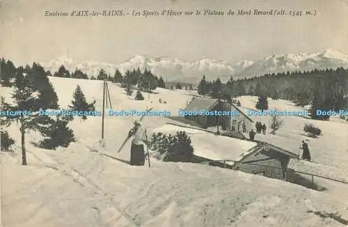 R559581 Environs d Aix les Bains Les Sports d Hiver Sur le Plateau du Mont Revar