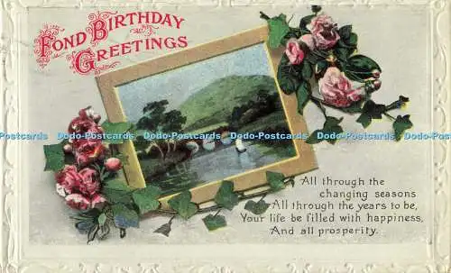 R559613 Fond Birthday Greetings Series N 308