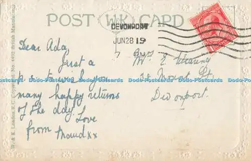 R559625 Mit liebevollen Geburtstagsgrüßen an meine liebe Schwester W und K Nr 4492