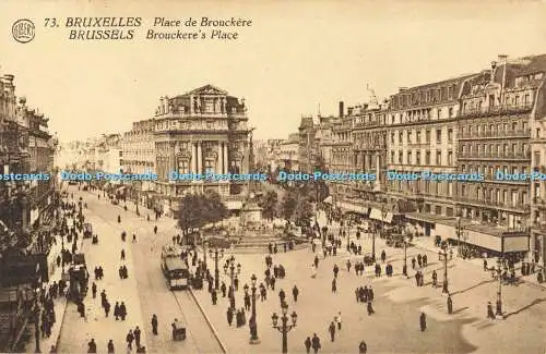 R559644 Brussels Brouckere Place Albert Phototypie