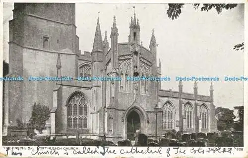 R558418 H W T Veranda Northleach Kirche Spott 828 Spott Fotos 1906