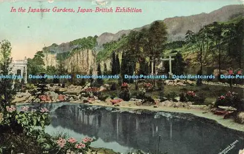 R558451 In Japanese Gardens Japan British Exhibition 622 Valentines Series 1910