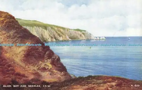 R558474 Alum Bay and Needles I O W A 829 Kunstfarbe Brian Gerald Valentines