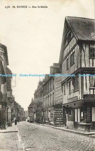 R558549 Bayeux Rue St Martin A Dubosq