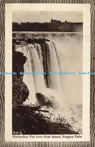 R558587 Niagarafälle Hufeisenfall von Goat Island F H Leslie 1929