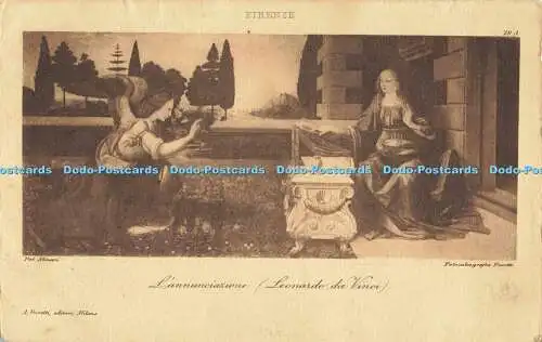 R559927 Firenze L annunciazione Leonardo da Vinci Alinari A Fusetti