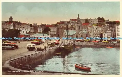 R559972 Guernsey The Harbour St Peter Port Valentine Carbo Farbe