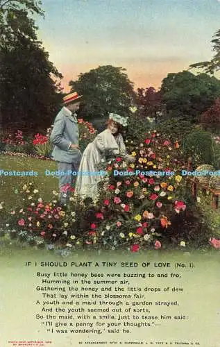 R560003 If I should plant a tiny seed of love No 1 Bamforth B Macdonald J W Tate