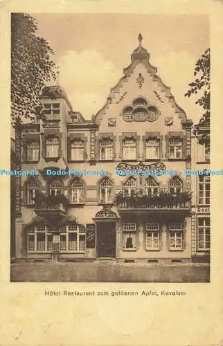 R558696 Kevelaer Hotel Restaurant zum goldenen Apfel Vorfeld und Janssen 1930