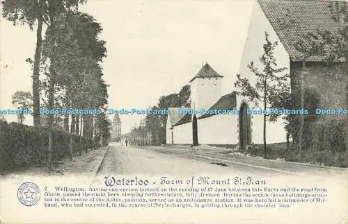 R559059 Waterloo Farm of Mount St Jean La Belgique Historique