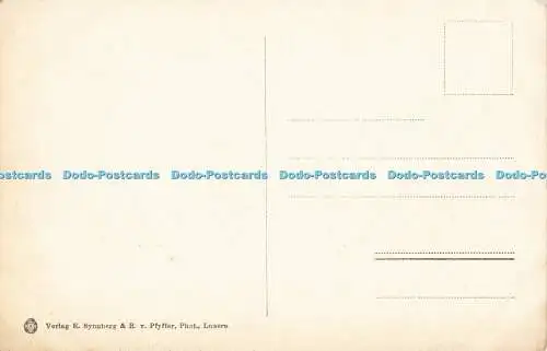R560387 Burgenstock Hebebühne Hammetswand 170 Meter 1133 E Synnberg und R v Pfyffer
