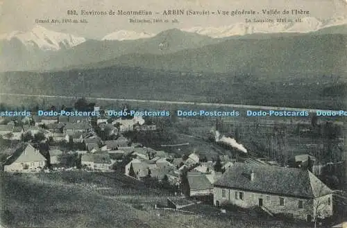 R559093 Environs de Montmelian Arbin Savoie Vue Generale I Blanc