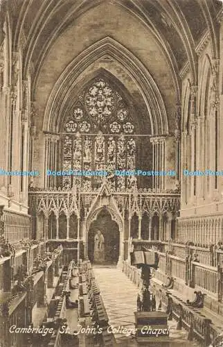 R560427 Cambridge St Johns College Chapel Friths Serie Nr 26460