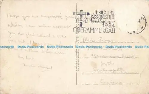 R559115 Oberammergauer Passionstheater mit Labergebirge W Pfingstl H Frahm