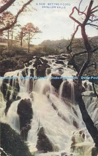 R560488 G 3430 Bettys y Coed Swallow Falls Celesque Series Photochrom