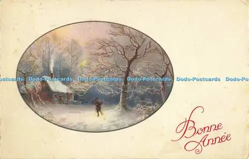 R559187 Bonne Annee Postkarte