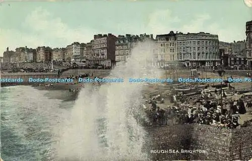 R559237 Brighton Rough Sea E T W Dennis