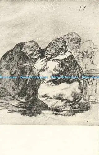 R560655 Goya Museo del Prado Frailes Hauser y Menet