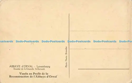 R560719 Abbaye d Orval Luxembourg Escalier de la Chapelle St Bernard Photo Naets