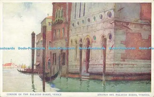 R560776 Venice Corner of the Palazzo Dario Medici Society No 512 R Barratt R W S