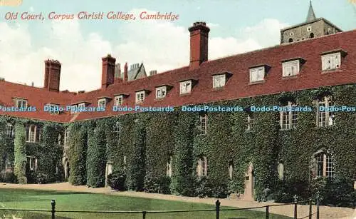 R560944 Cambridge Corpus Christi College Old Court Valentines Serie 1917