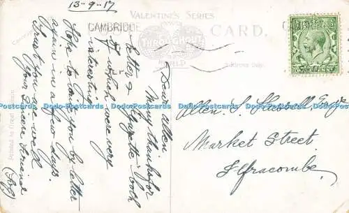 R560944 Cambridge Corpus Christi College Old Court Valentines Serie 1917