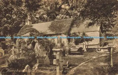 R560955 Isle of Wight Bonchurch Old Church F Frith No 26153 1929