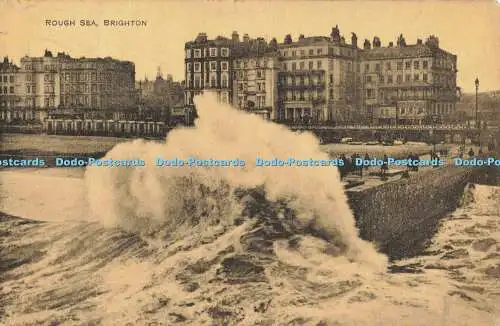 R562200 Brighton Rough Sea Nr. 5 Postkarte