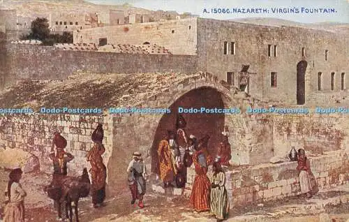 R560964 Nazareth Virgin Fountain Photochrom Church Missions to Jews