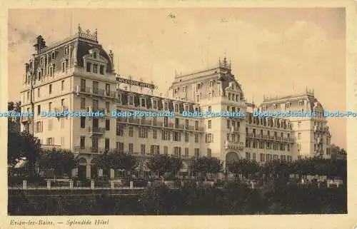 R560982 Evian les Bains Splendide Hotel Librairie Illustree 1910