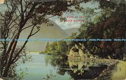 R561010 Path by the Loch Katrine F Bauermeister Quality Series 1911