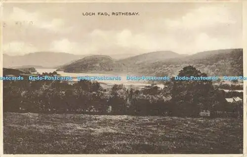 R561033 Rothesay Loch Fad E T W Dennis 1925