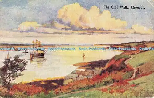 R562323 Clevedon The Cliff Walk W and H Smith The Walton Park Series Journal Pre