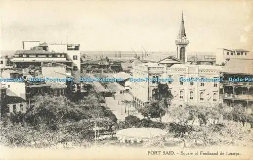 R561120 Port Said Square of Ferdinand de Lesseps L C
