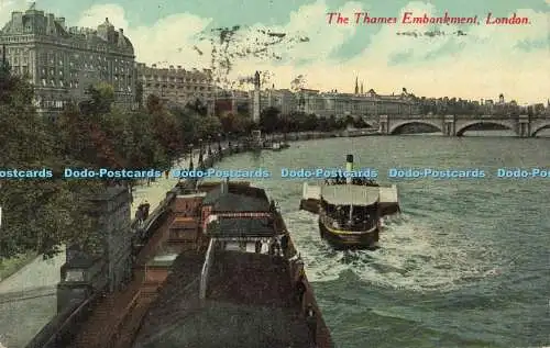 R562367 London The Thames Embankment W H S