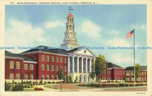 R561150 N J Trenton Haupteingang Trenton Central High School H Boyer Jr C T Art