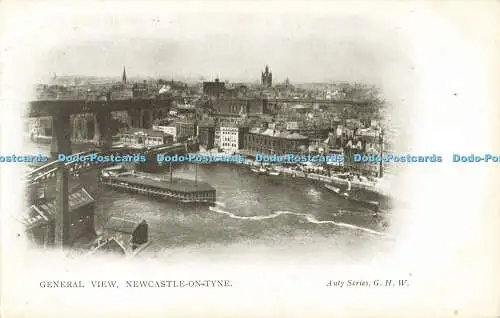 R561232 Newcastle on Tyne General View G H W Auty Serie