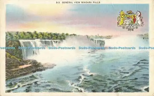 R562472 Gesamtansicht Niagarafälle F H Leslie