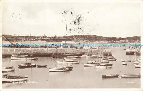 R562504 Hafen Paignton G 1044 Foto braun Postkarte Valentinstag 1947