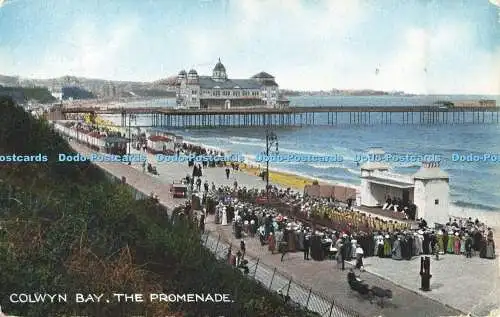 R561300 Colwyn Bay The Promenade E T W Dennis Dainty Serie 1915