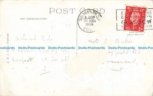 R562584 Sea Wall and Bungalows Canvey Island G 1889 A H J Series Southend 1938