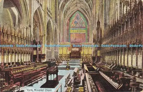 R561383 York Minster Choir Chapman and Wilson Series 1905
