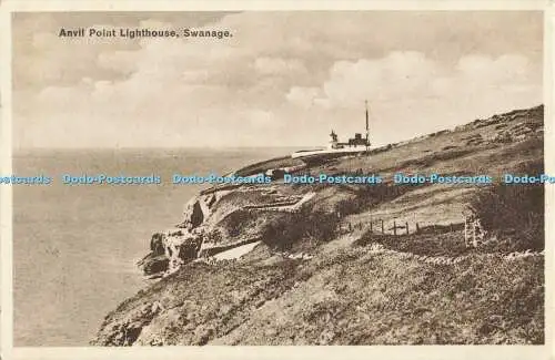 R561387 Swanage Amboss Point Leuchtturm 1938