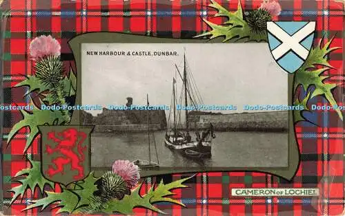 R562680 New Harbour and Castle Dunbar Cameron of Lochiel F Hartmanns Real Glossy