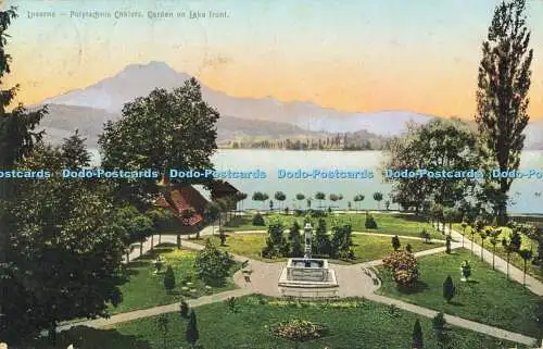 R561473 Luzerner Polytechnikum Chalets Garten am See Kilchberg 1907