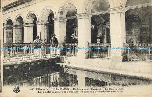 R562790 M T I L 443 Allier Neris les Bains Etablissement Thermal Le Bassin Chaud