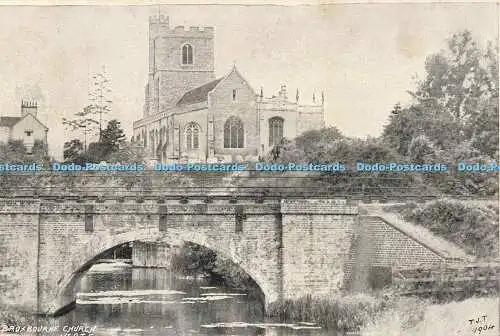 R562800 Broxbourne Church T J T 1904 Princess Romane Serie