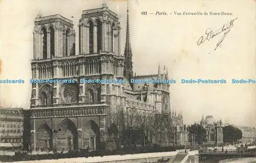 R562905 192 Paris Vue densemble de Notre Dame 1905