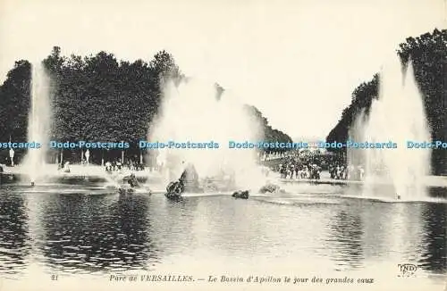 R561834 Parc de Versailles Le Bassin d Apollon le Jour des Grandes Eaux ND Phot