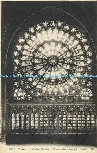 R563104 3001 Paris Notre Dame Rosace du Transept nord ND Levy et Neurdein Reunis